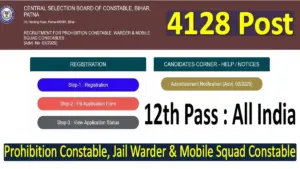 Bihar Police Recruitment 2025 Notification