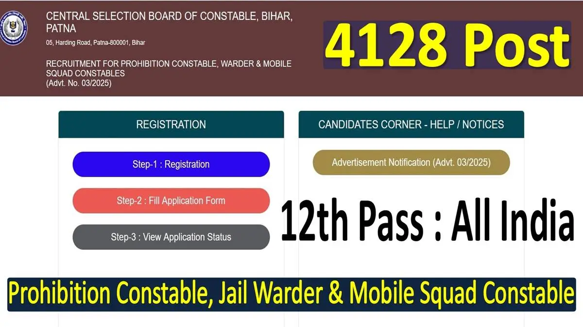 Bihar Police Recruitment 2025 Notification