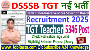 DSSSB TGT Recruitment