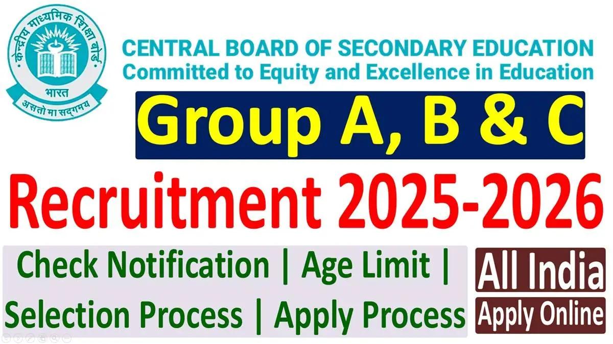 CBSE Recruitment 2025
