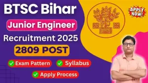 BTSC Bihar JE Recruitment