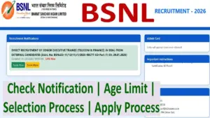 BSNL SET Recruitment 2026