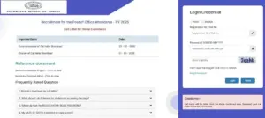 RBI Office Attendant Admit Card 2026
