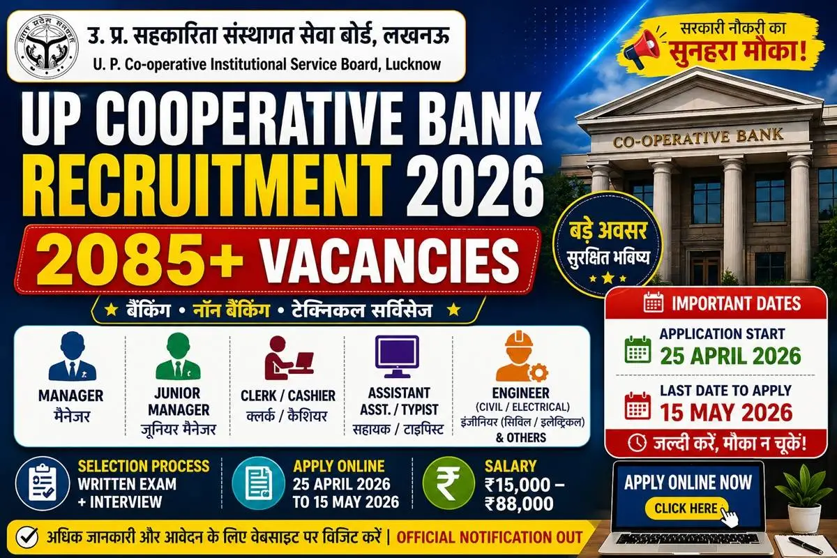 UP Cooperative Bank Recruitment
