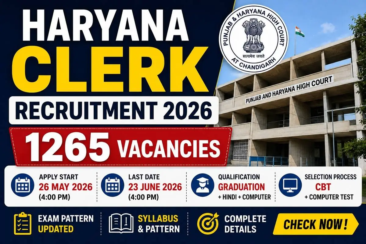 Punjab and Haryana High Court Clerk Recruitment