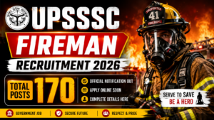 UPSSSC Fireman Recruitment 2026