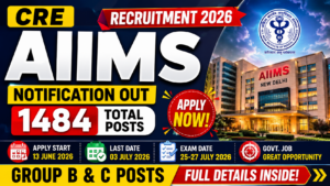 CRE AIIMS Recruitment 2026