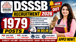 DSSSB Recruitment 2026