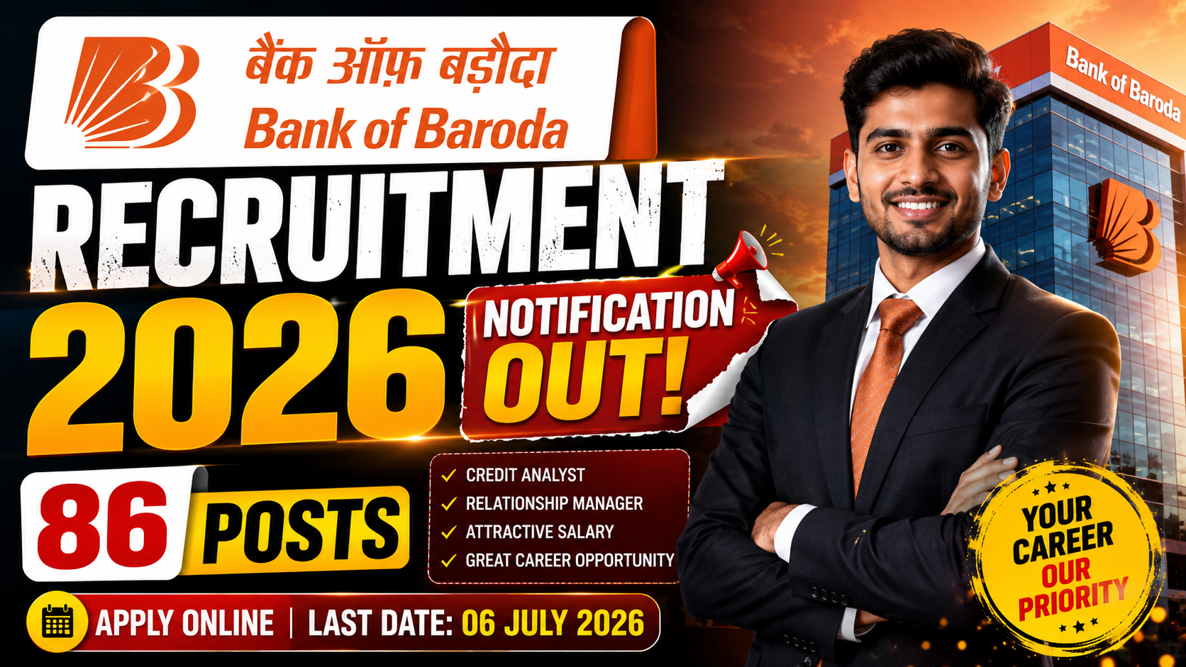 Bank of Baroda Recruitment 2026