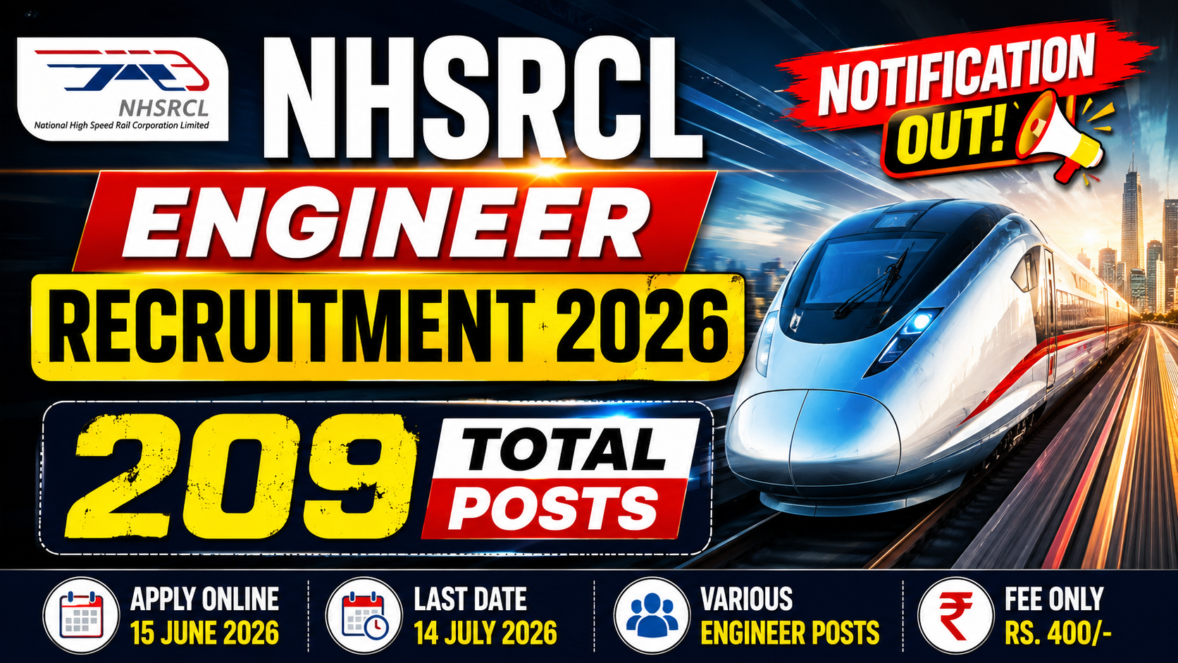 NHSRCL Engineer Recruitment 2026
