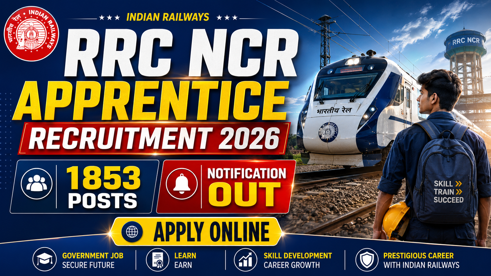 RRC NCR Apprentice Recruitment 2026