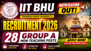 IIT BHU Recruitment 2026