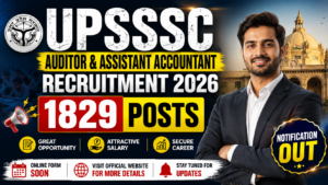 UPSSSC Auditor & Assistant Accountant Recruitment 2026