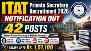 ITAT Private Secretary Recruitment 2026