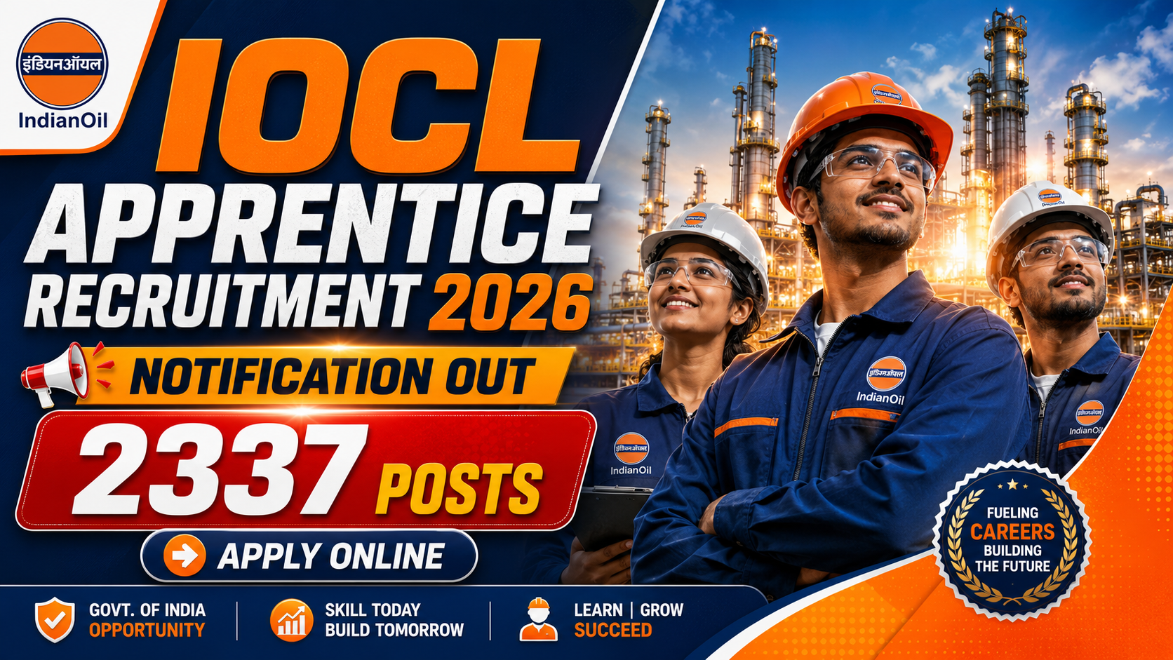 IOCL Apprentice Recruitment 2026