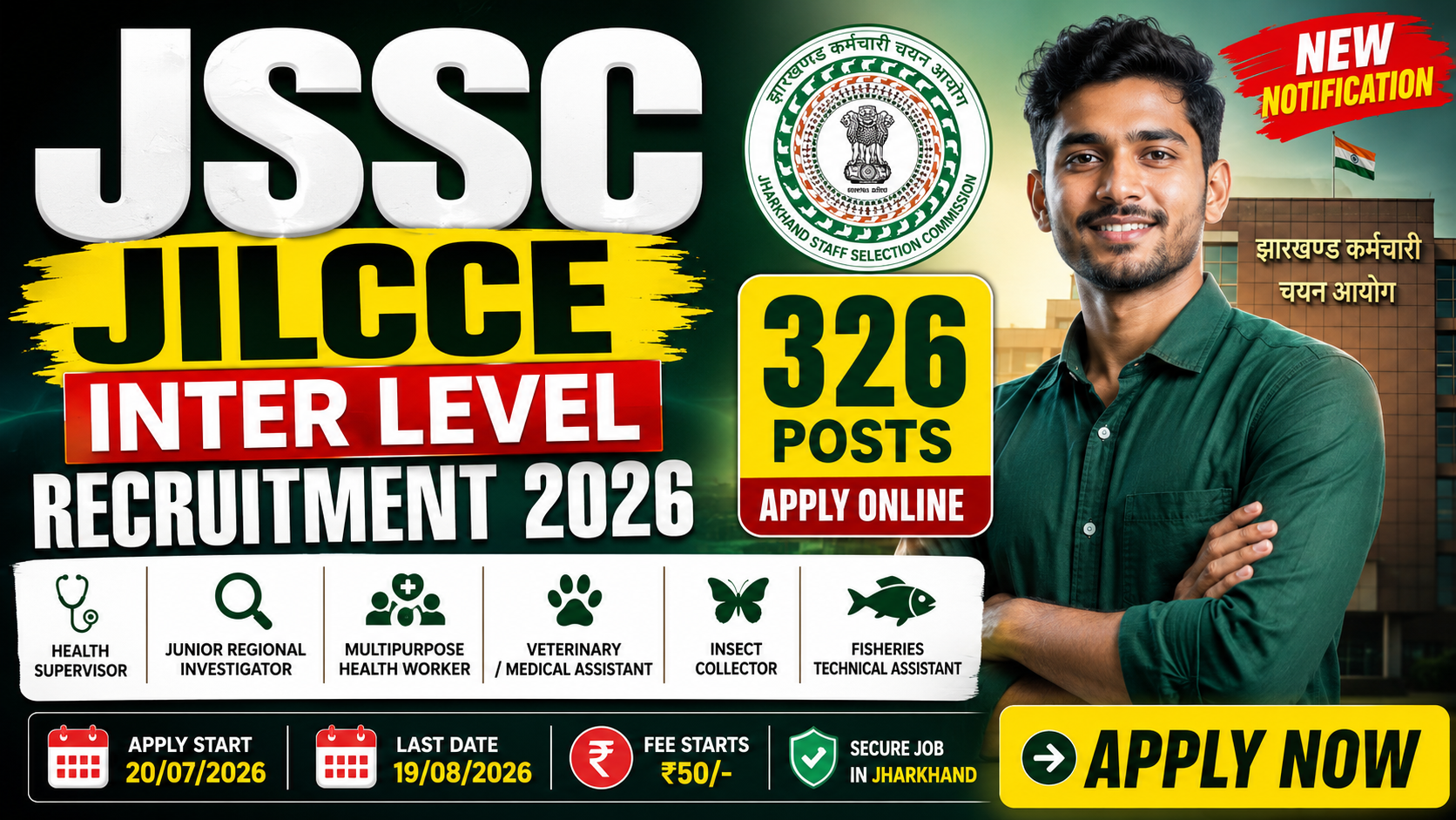 JSSC JILCCE Inter Level Recruitment 2026
