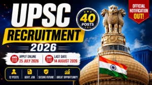 UPSC Recruitment 2026 Notification
