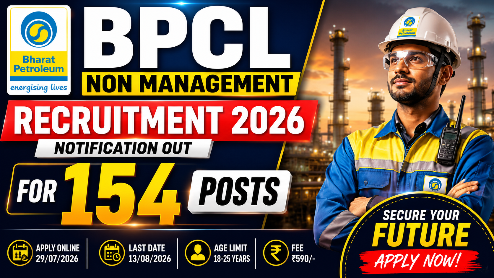 BPCL Non Management Recruitment 2026