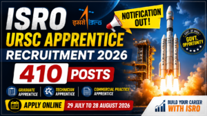 ISRO URSC Apprentice Recruitment 2026