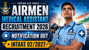 Indian Air Force Airmen Medical Assistant Recruitment 2026