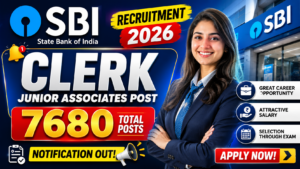 SBI Clerk Recruitment 2026
