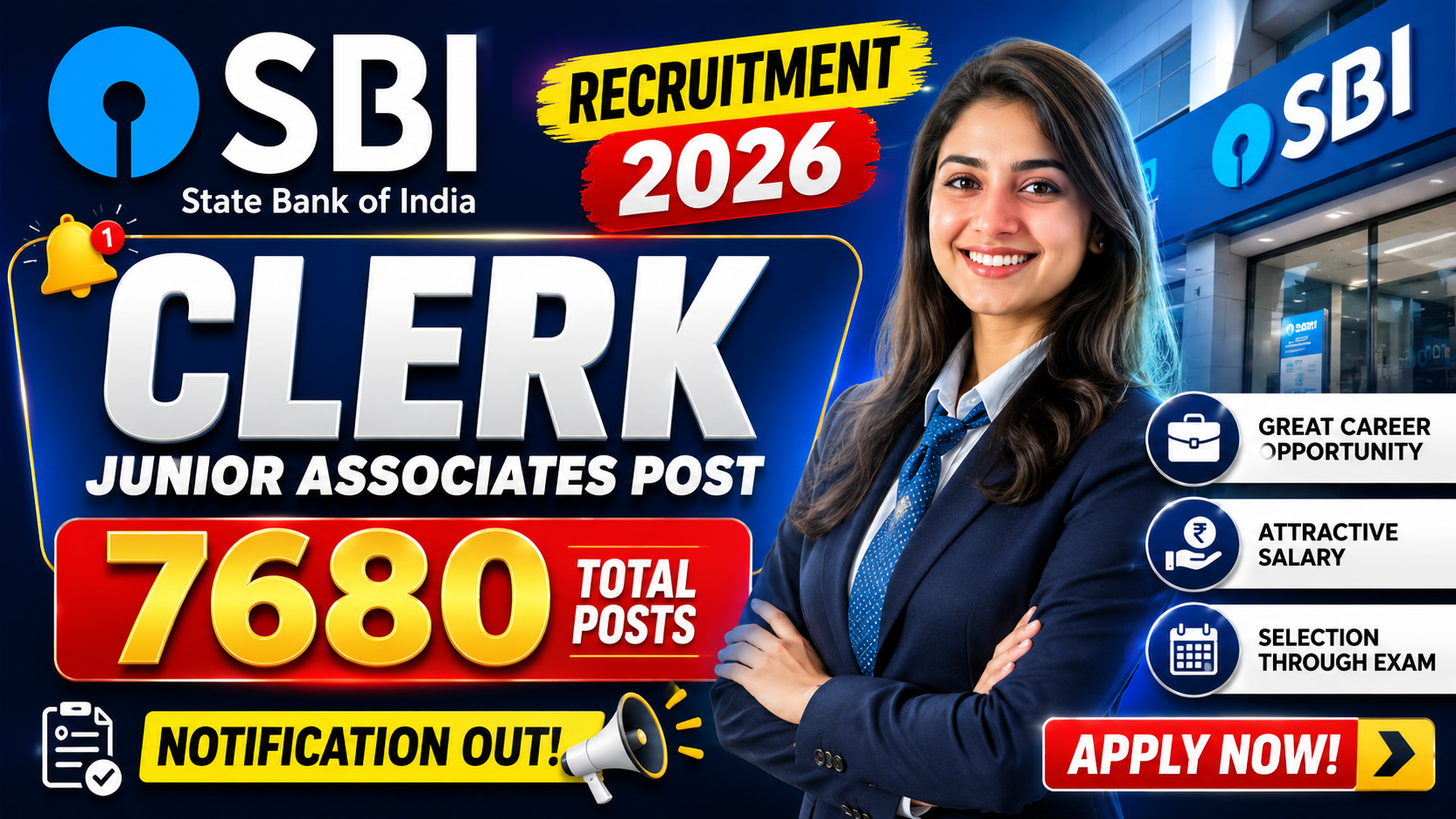 SBI Clerk Recruitment 2026