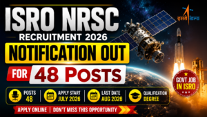 ISRO NRSC Recruitment 2026