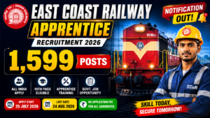 East Coast Railway Apprentice Recruitment 2026